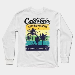 California Surfing Paradise,Seal Beach California Long Sleeve T-Shirt